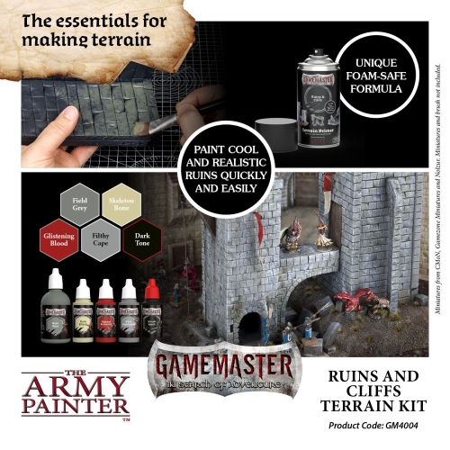 Preview: Army Painter Gamemaster Terrain Ruins & Cliffs Kit